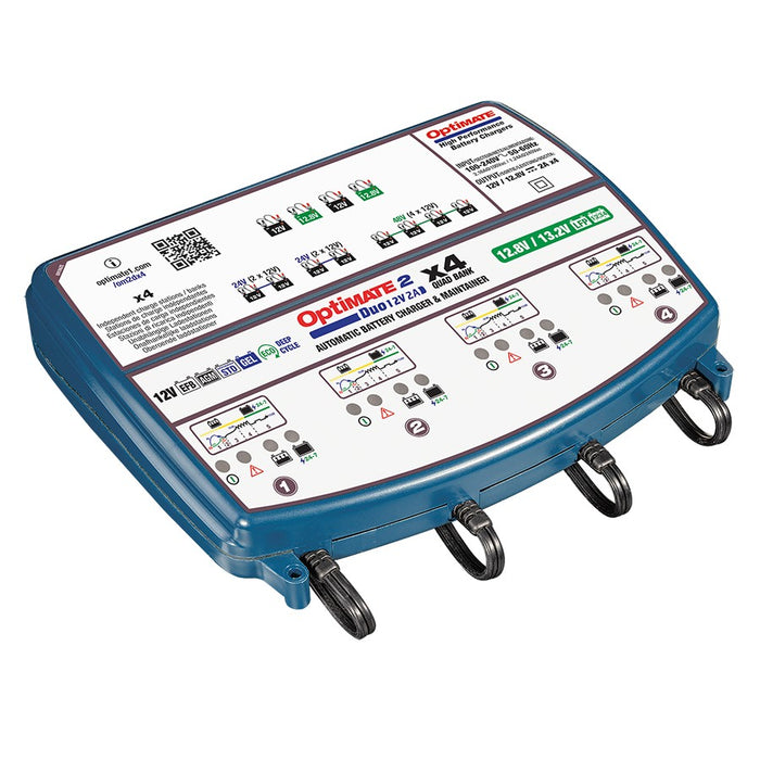 CARGADOR OPTIMATE 2 DUO X 4 BANK