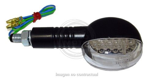 INTERMITENTE MINI BRAZO LARGO NEGRO ( LUZ LED )