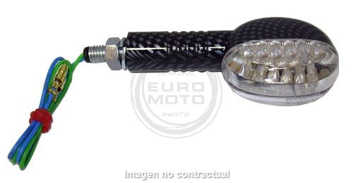 INTERMITENTE MINI BRAZO LARGO CARBONO ( LUZ LED)