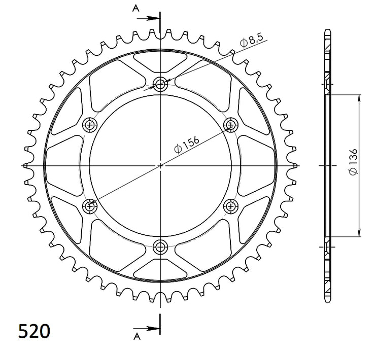 CORONA SUPERSPROX ALUMINIUM RED 48 D