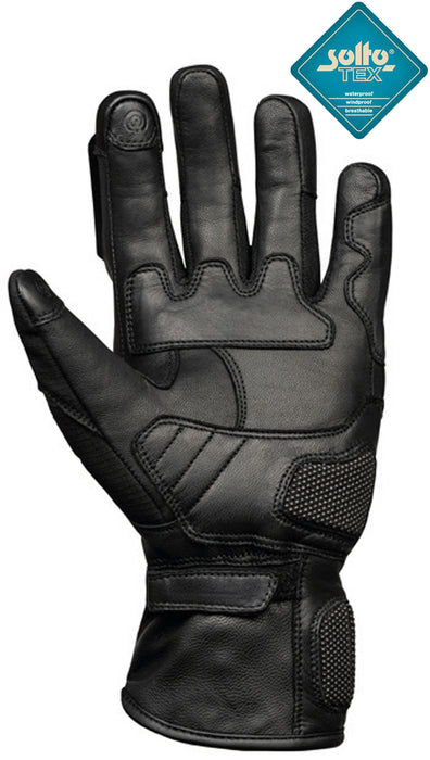 GUANTES IXS MONTEVIDEO SHORT NEGRO
