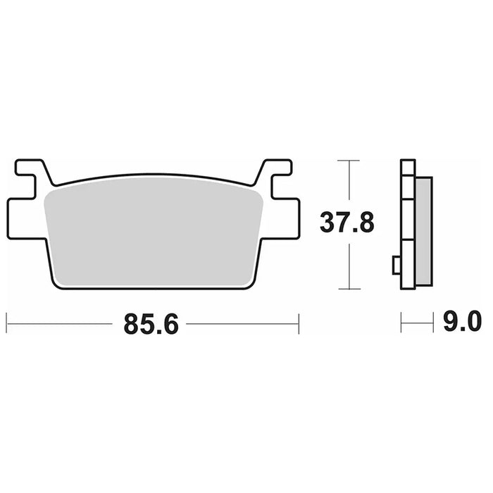 PASTILLA FRENO SBS KYMCO AK 550 (17/23)