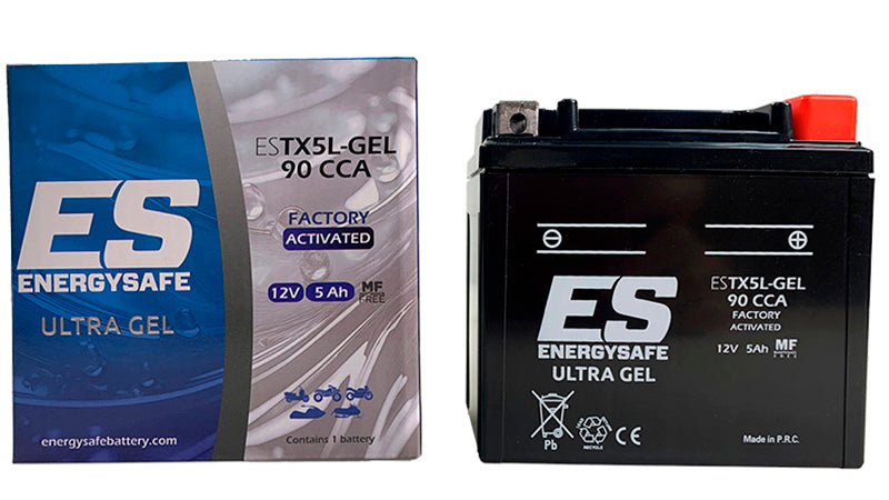 BATERIA ENERGYSAFE ESTX5L-GEL 12V/5AH