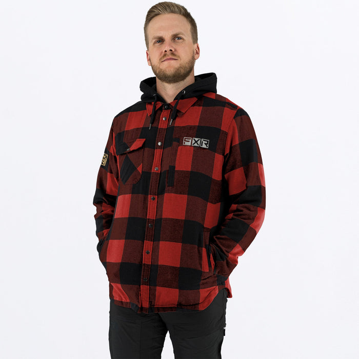 UnisexTimberInsFlanel_JKT_M_RustBlack_231117-_3710_front