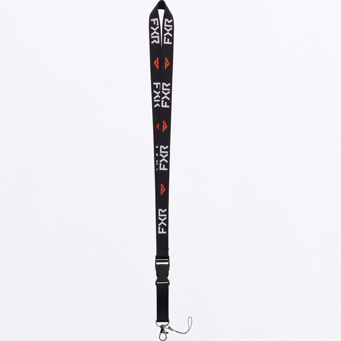 FXR LANYARD 24-BLACK/ORANGE