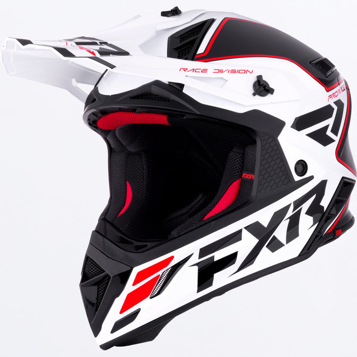 HELIUM MX HELMET 26-RED/WHITE/BLACK