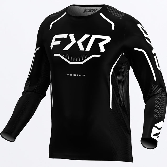 YTH PODIUM MX JERSEY 26-BLACK/WHITE