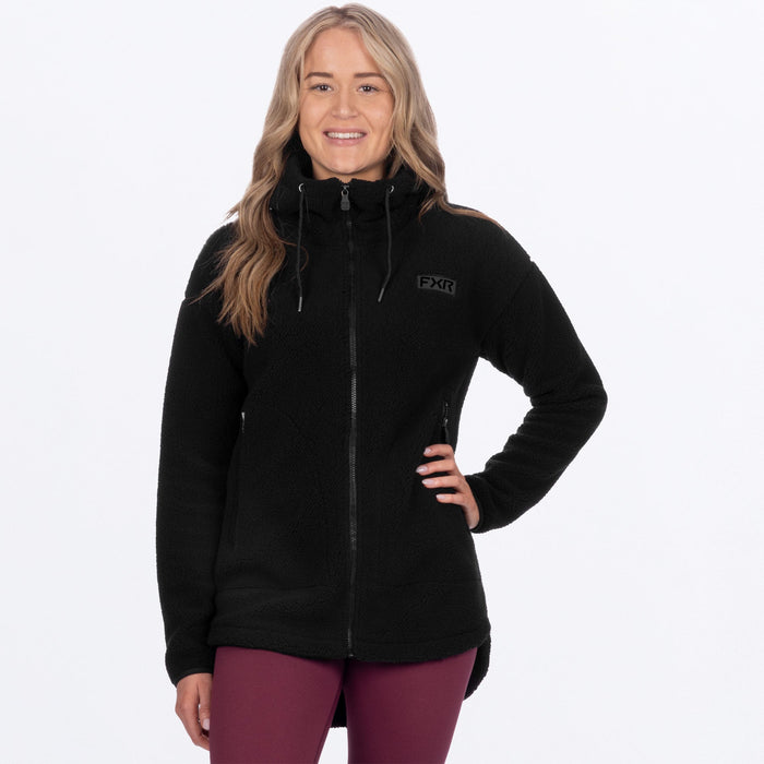 W SAPPHIRE SHERPA JACKET 26-BLACK