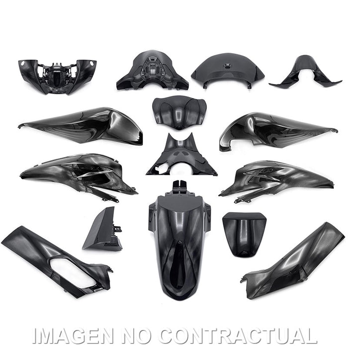 KIT PLASTICOS HERT HONDA SH 125/150 (20/24) NEGRO