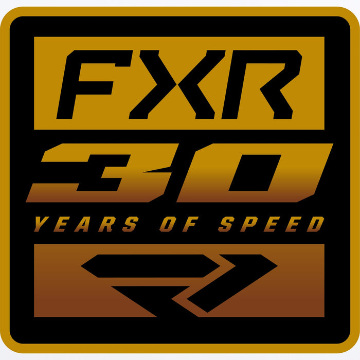 30 YEARS OF SPEED STICKER 3.5" 26-BLACK/KASH