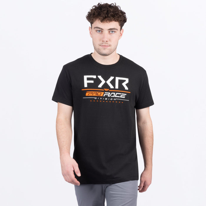 M RACE DIV PREMIUM T-SHIRT 25S-BLACK/ORANGE