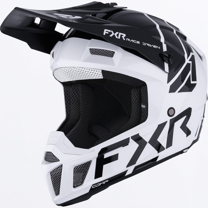 YOUTH CLUTCH MX HELMET 26-WHITE/BLACK