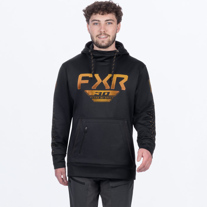 M 30 YEARS OF SPEED TECH PO HOODIE 26-BLACK/KASH