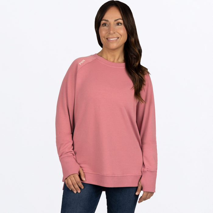 Women's Side Star Crewneck Pullover Sweater