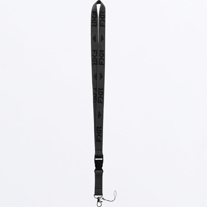 FXR LANYARD 24-CHARCOAL/BLACK