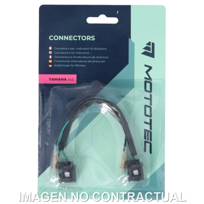 PAR DE CONECTORES MOTOTEC INTERMITENTES YAMAHA (LE