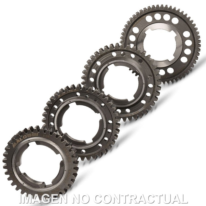 CONJUNTO RUEDAS DENTADAS MALOSSI CAMBIO VESPA PX