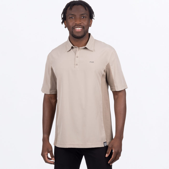 M BREEZE PERFORMANCE UPF POLO SHIRT 24-STONE