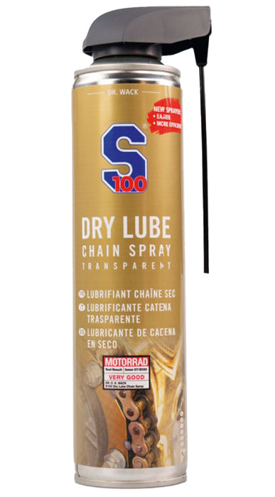 LUBRICANTE CADENA S100 DRY LUBE (400 ML) CON DOBLE