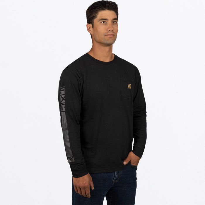 M WORK POCKET PREMIUM LONGSLEEVE 23-BLACK