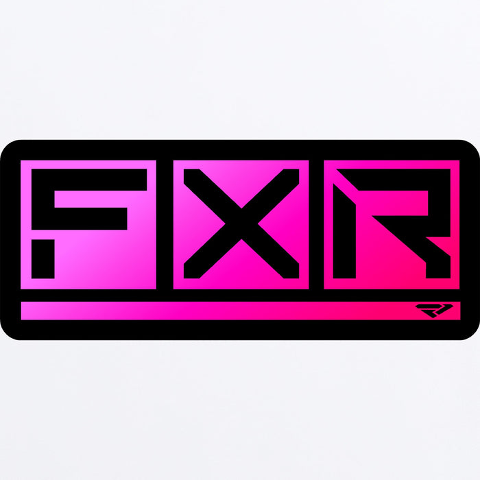 BOX STICKER - 6" 23-RASPBERRY FADE