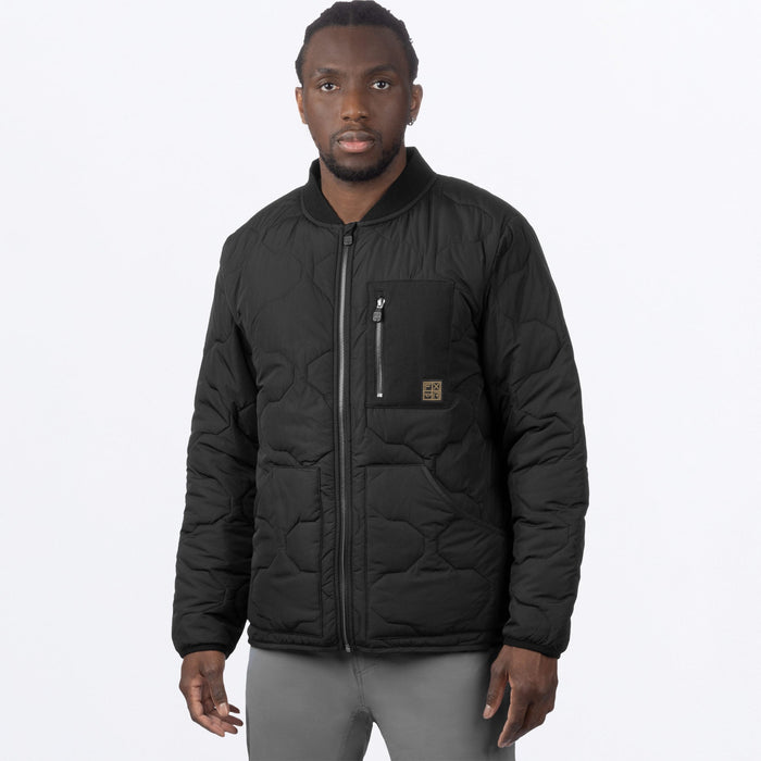 UNISEX RIG QUILTED JACKET 24-BLACK