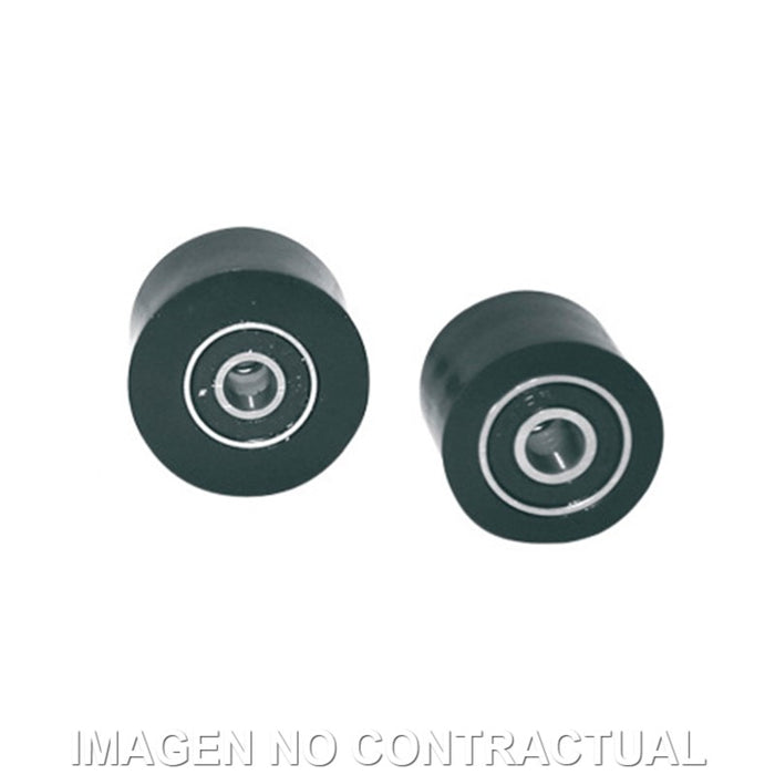 RODILLOS DE CADENA POLISPORT NEGRO 42MM