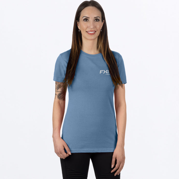 W ELEVATE PREMIUM T-SHIRT 26-ELEMENT BLUE/GREY