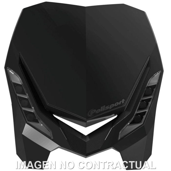 PORTAFARO POLISPORT E-BLAZE - LED NEGRO