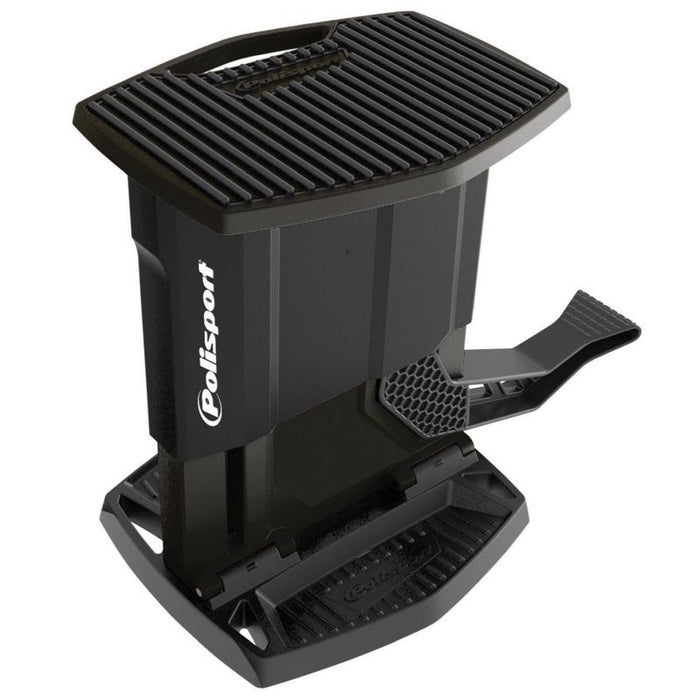 CABALLETE ELEVADOR PLEGABLE POLISPORT NEGRO
