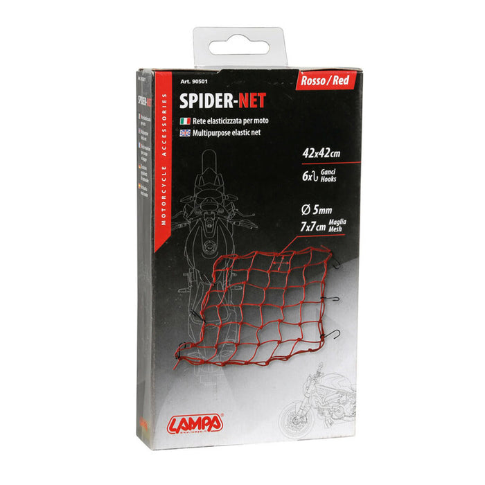 SPIDER, RED ELÁSTICA - ROJO
