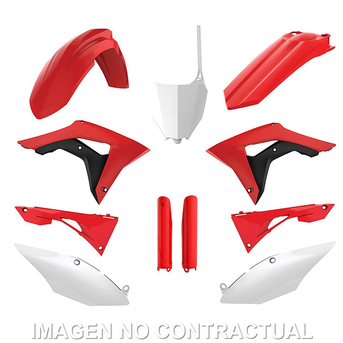 KIT COMPLETO PLASTICOS POLISPORT HONDA CRF 250 F