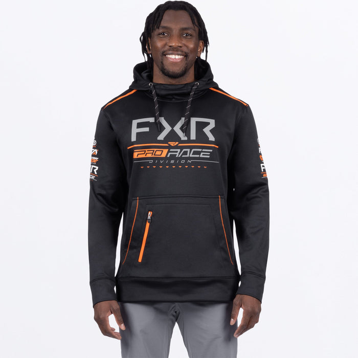 M RACE DIV TECH PO HOODIE 25-BLACK/ORANGE
