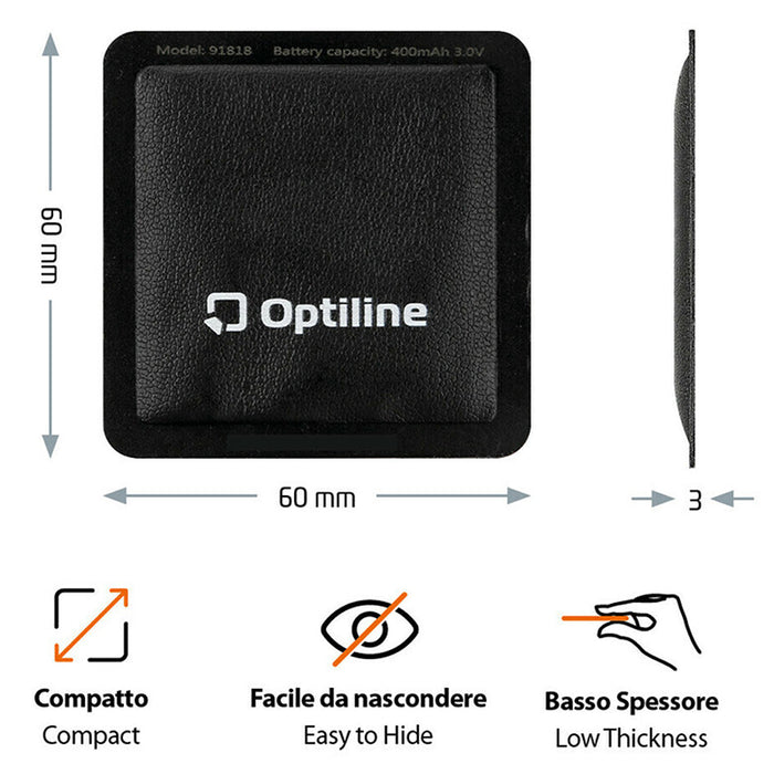 OPTITRACKER COMPACT LOCALIZADOR ADHESIVO ULTRAFINO