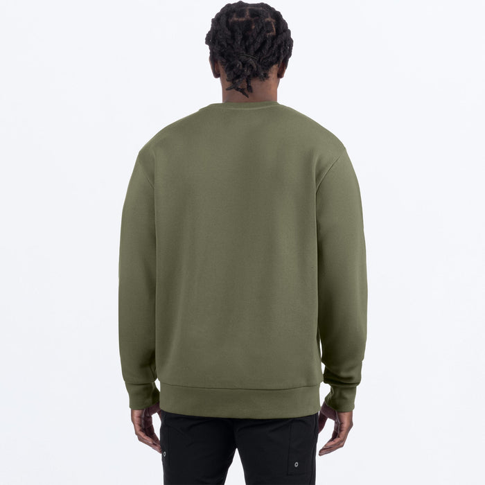 M CORE COTTON CREWNECK SWEATSHIRT 26-MOSS