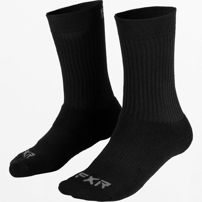 CLUTCH PERFORMANCE CREW SOCKS (1 PACK)-BLACK