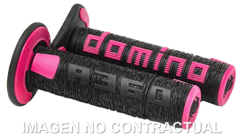 PUÑOS DOMINO OFF ROAD RPS NEGRO - FUCSIA CERRADOS