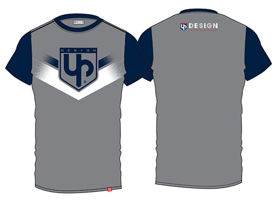 CAMISETA UP DESIGN SPEED GRIS