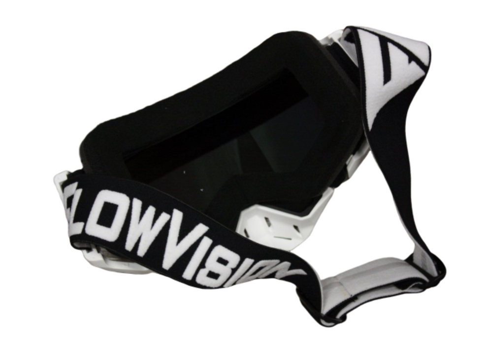 Gafas Motocross Flowvision Negro/Blanco