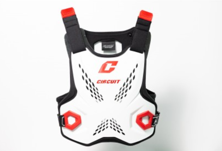 Circuit Equipment Defender Chest Protector White