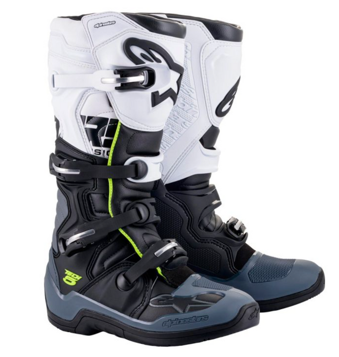 Botas Alpinestars TECH 5 Negro/Gris Oscuro/Blanco