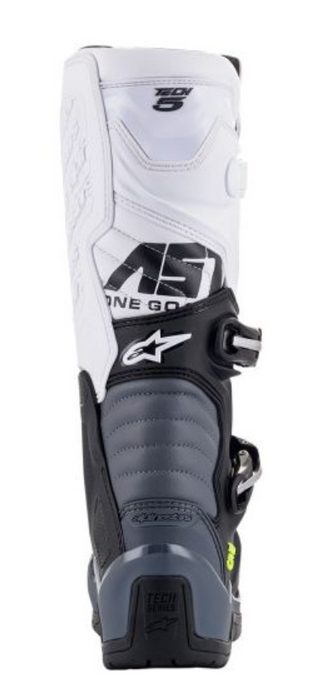 Botas Alpinestars TECH 5 Negro/Gris Oscuro/Blanco