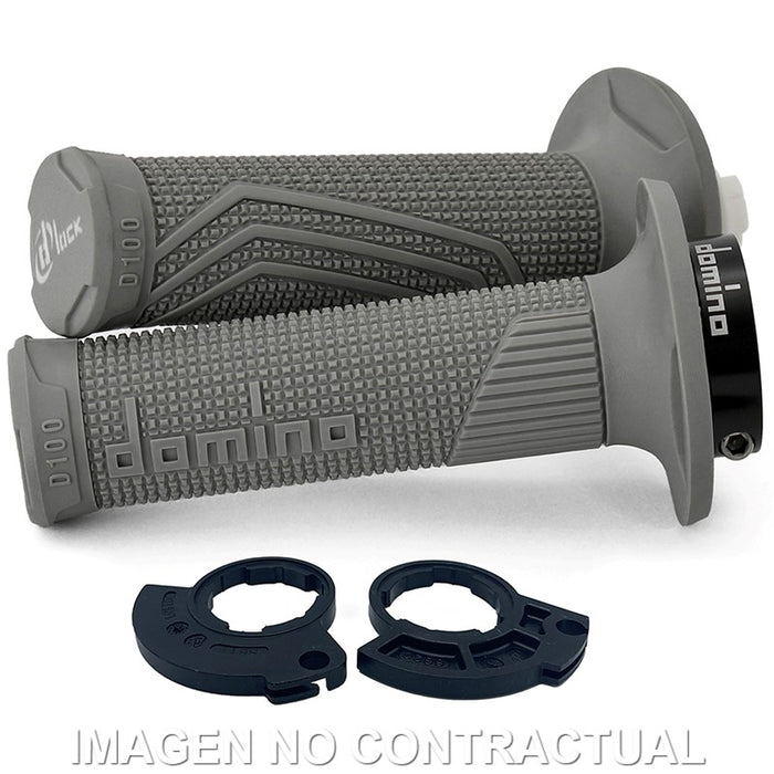PUÑOS DOMINO D100 C/POLEA COLOR GRIS