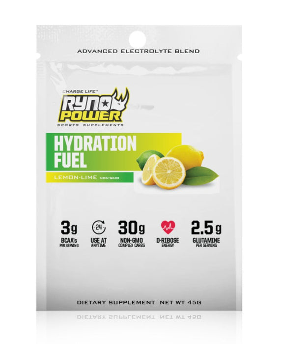 Ryno Power - Hydration Fuel Lemon Electrolyte Single-Dose