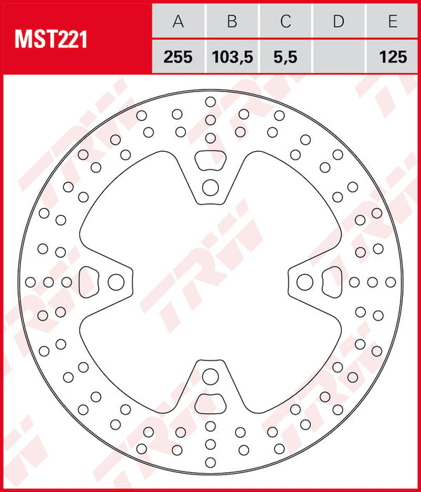DISCO FRENO TRW MST221
