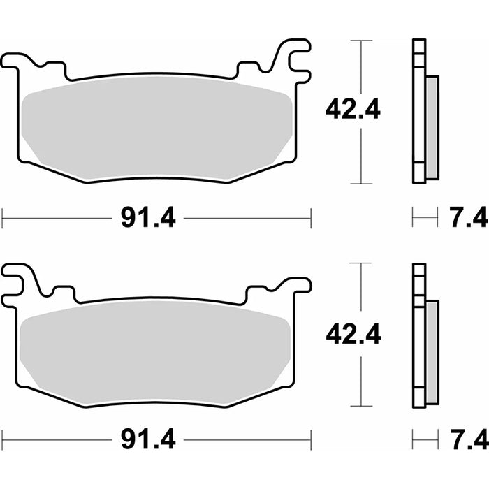PASTILLA FRENO SBS SINTERIZADA DUCATI1103 PANIGALE