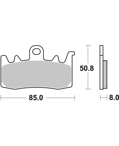 PASTILLA FRENO RST BMW R 1200 GS (13/18)