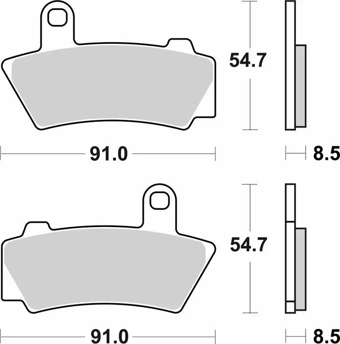 PASTILLA FRENO SBS DELANTERA BMW 1800 R18 (21/23)