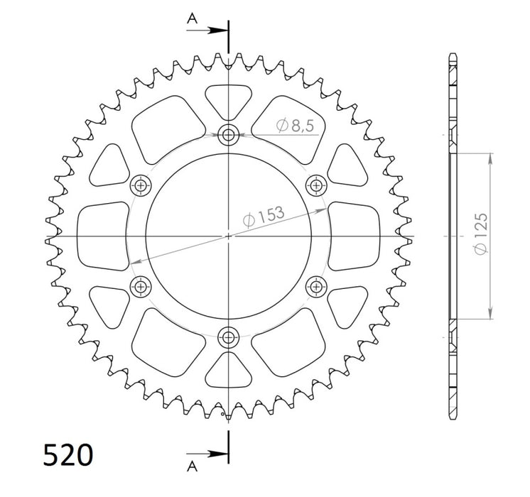 CORONA SUPERSPROX ALUMINIUM RED 50D