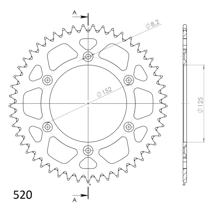 CORONA SUPERSPROX ALUMINIUM RED 48D